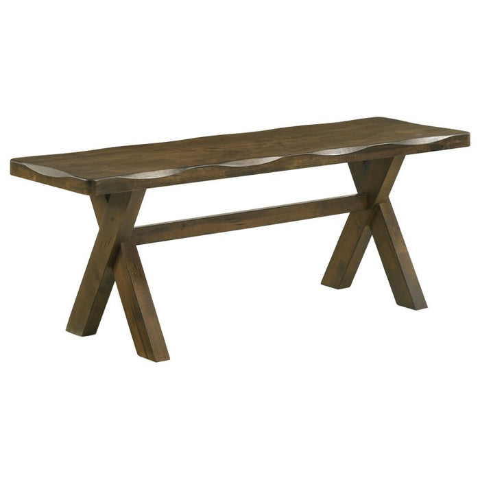 Alston X-shaped Dining Bench
