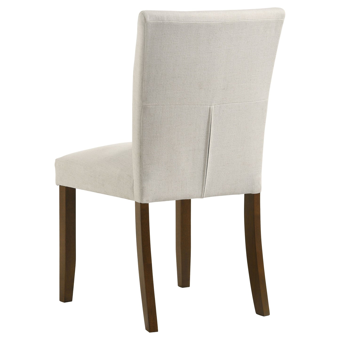 Silla de comedor tapizada Cantley beige (juego de 2)