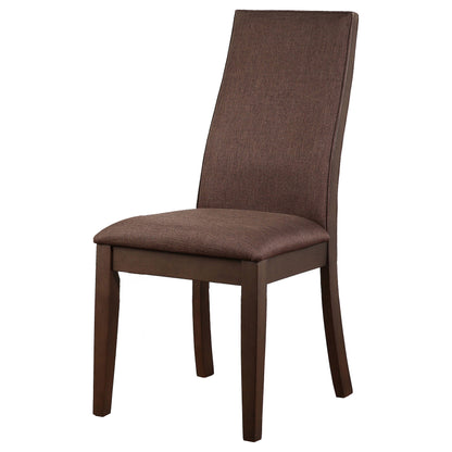 Juego de mesa de comedor rectangular Spring Creek color chocolate