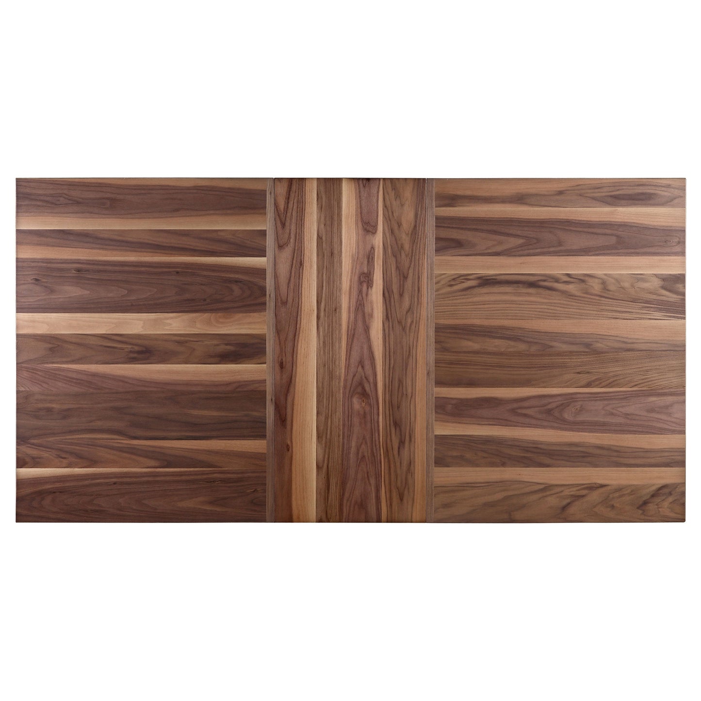 Mesa de comedor extensible Spring Creek de 77 pulgadas en nogal natural