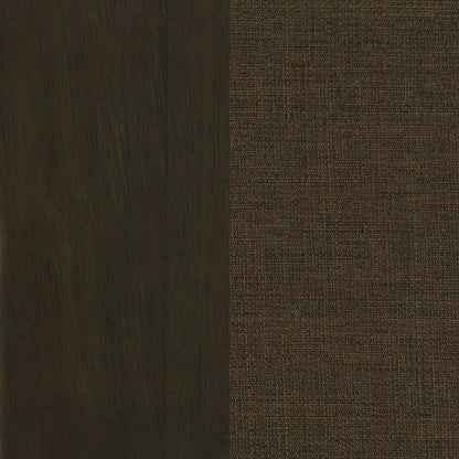 Silla de comedor tapizada Spring Creek color chocolate (juego de 2)