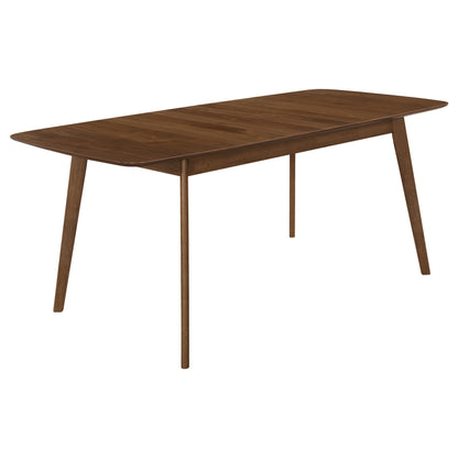Mesa de comedor extensible Redbridge de 75 pulgadas en nogal natural