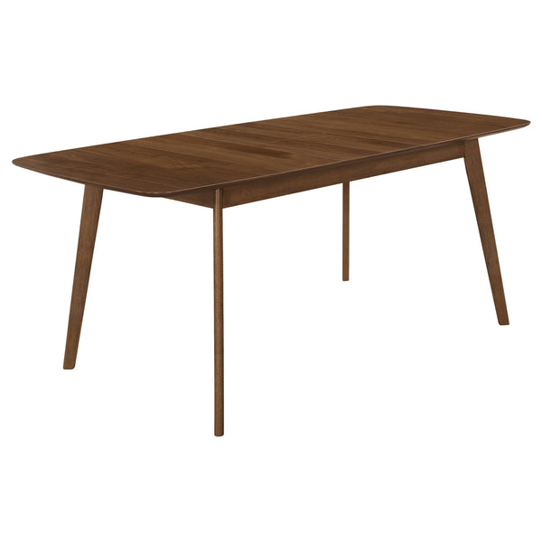 Mesa de comedor extensible Redbridge de 75 pulgadas en nogal natural