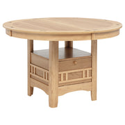 Lavon Oval 60-inch Wood Extension Leaf Dining Table Light Oak