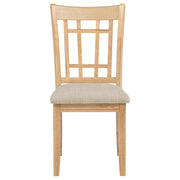Lavon Wood Dining Side Chair Grey and Light Oak (Set of 2)