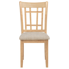 Lavon Wood Dining Side Chair Grey and Light Oak (Set of 2)