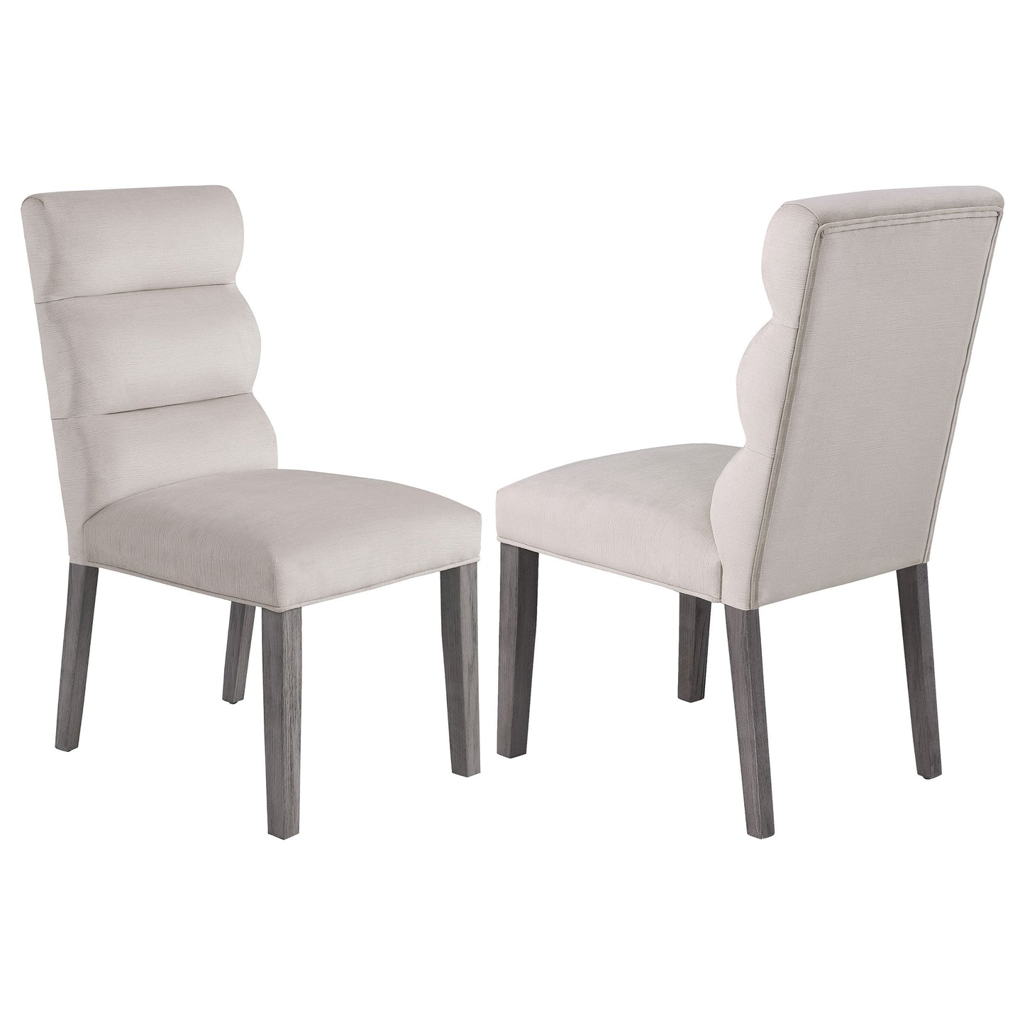 Carla Velvet Upholstered Dining Side Chair Ash (Set of 2)