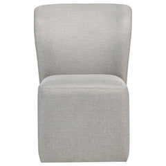 Jaelynn Upholstered Dining Side Chair Beige (Set of 2)