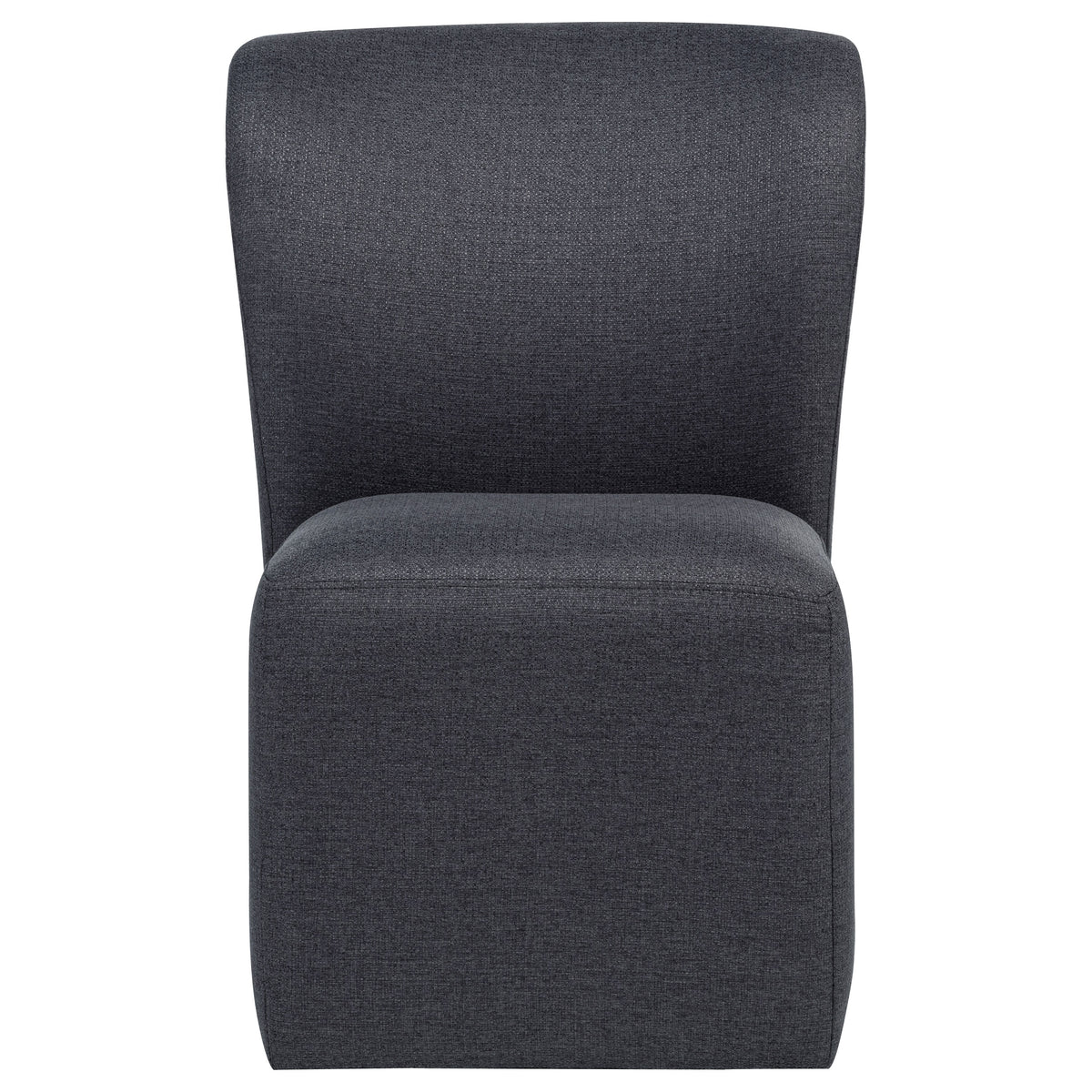 Jaelynn Upholstered Dining Side Chair Charcoal (Set of 2)