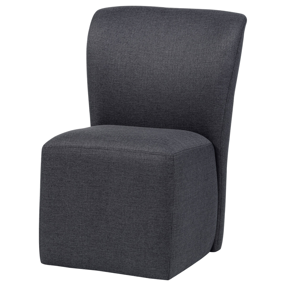 Jaelynn Upholstered Dining Side Chair Charcoal (Set of 2)
