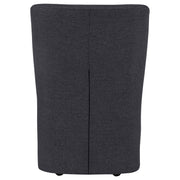 Jaelynn Upholstered Dining Side Chair Charcoal (Set of 2)
