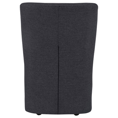 Jaelynn Upholstered Dining Side Chair Charcoal (Set of 2)