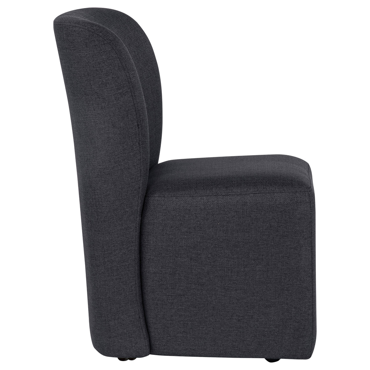Jaelynn Upholstered Dining Side Chair Charcoal (Set of 2)