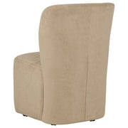 Jaelynn Upholstered Dining Side Chair Tan (Set of 2)