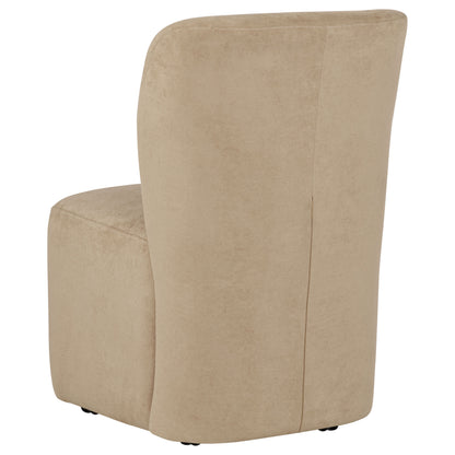 Jaelynn Upholstered Dining Side Chair Tan (Set of 2)