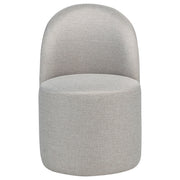 Aubrey Upholstered Barrel Dining Side Chair Beige (Set of 2)