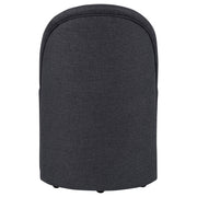 Aubrey Upholstered Barrel Dining Side Chair Charcoal (Set of 2)