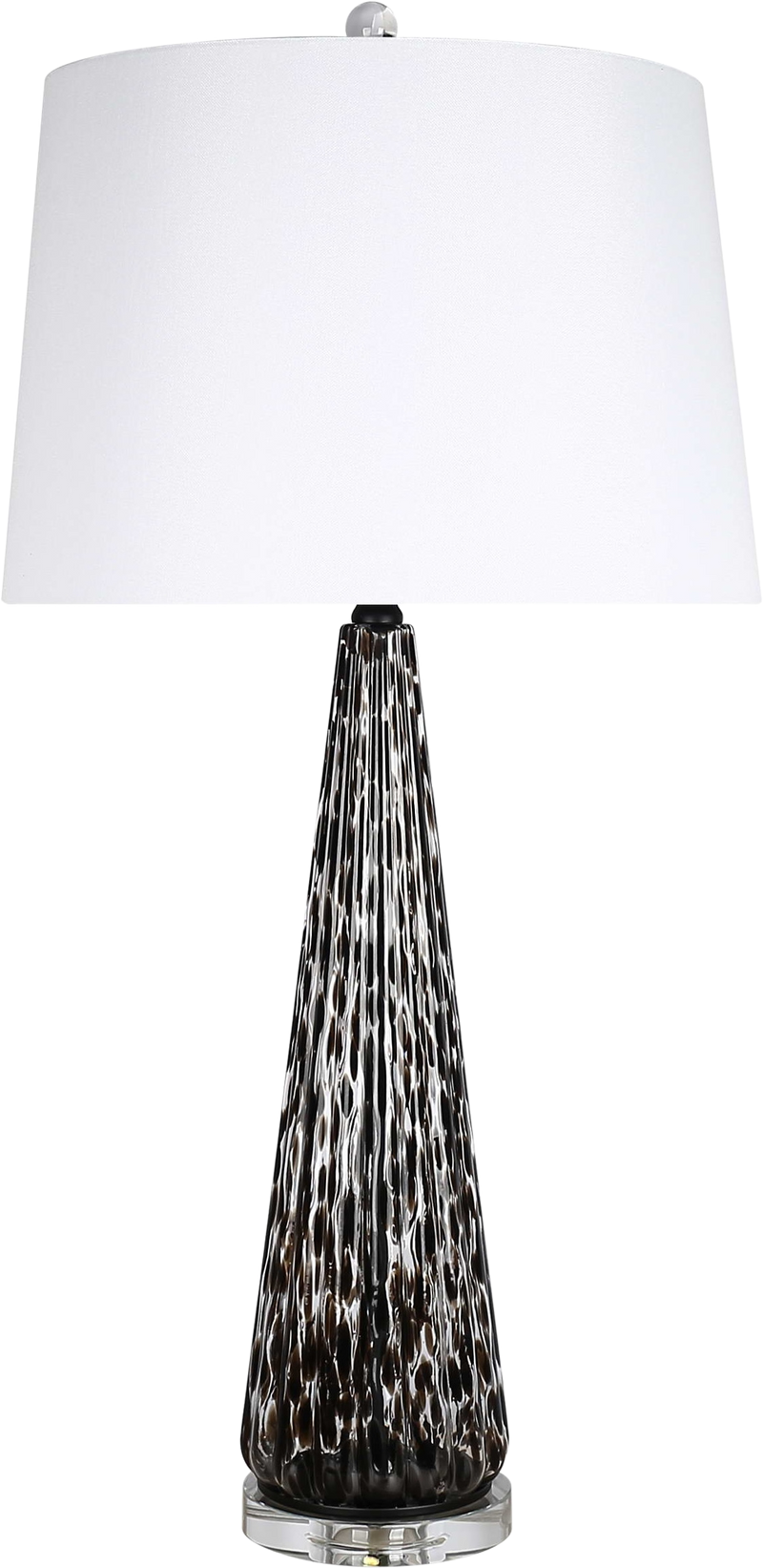 Eclipse Radiance Art Glass Table Lamp (Case Pack 2)