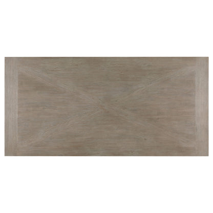 Mesa de comedor rectangular Cornelia de 82 pulgadas, gris costero