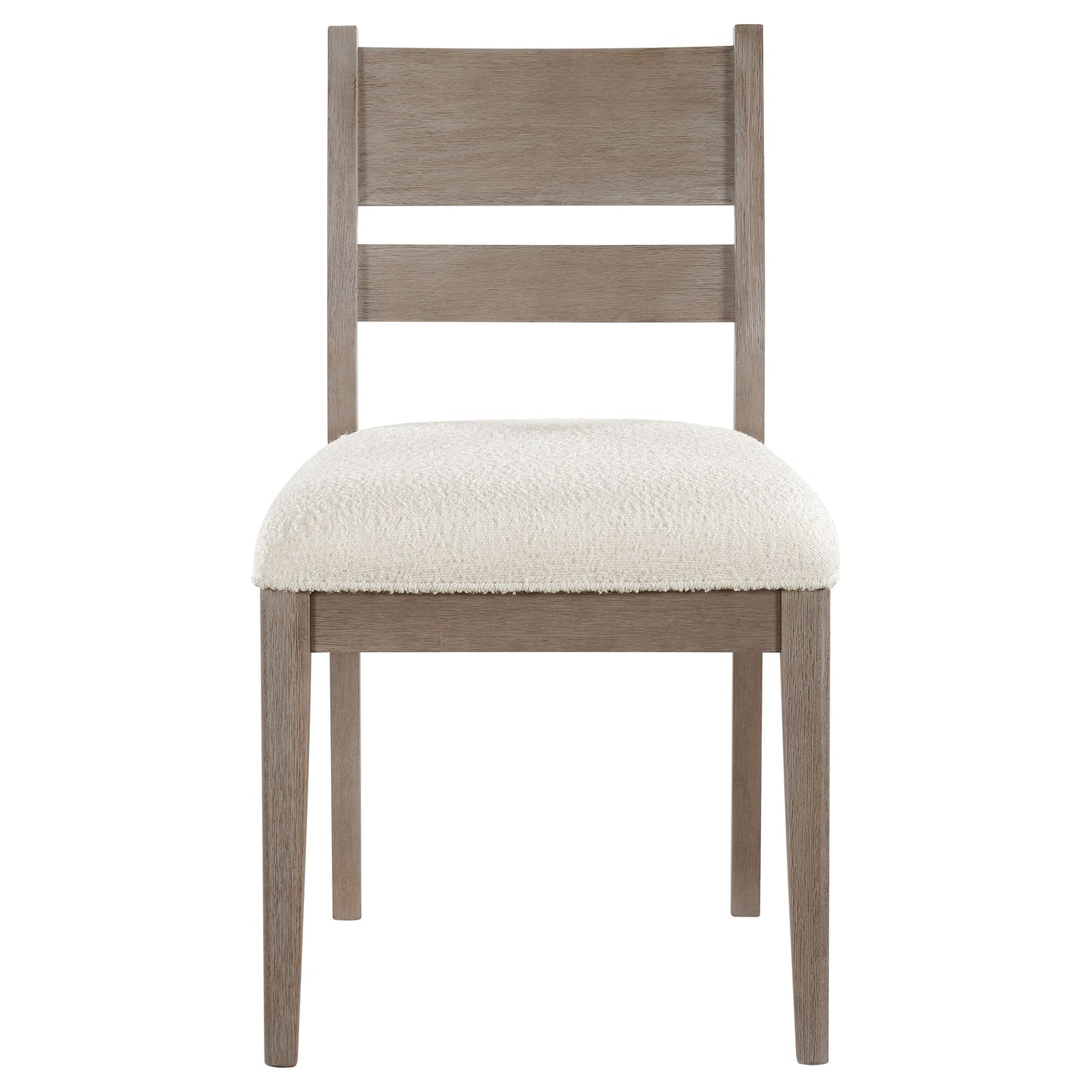 Silla de comedor de madera Cornelia, color gris costero (juego de 2)
