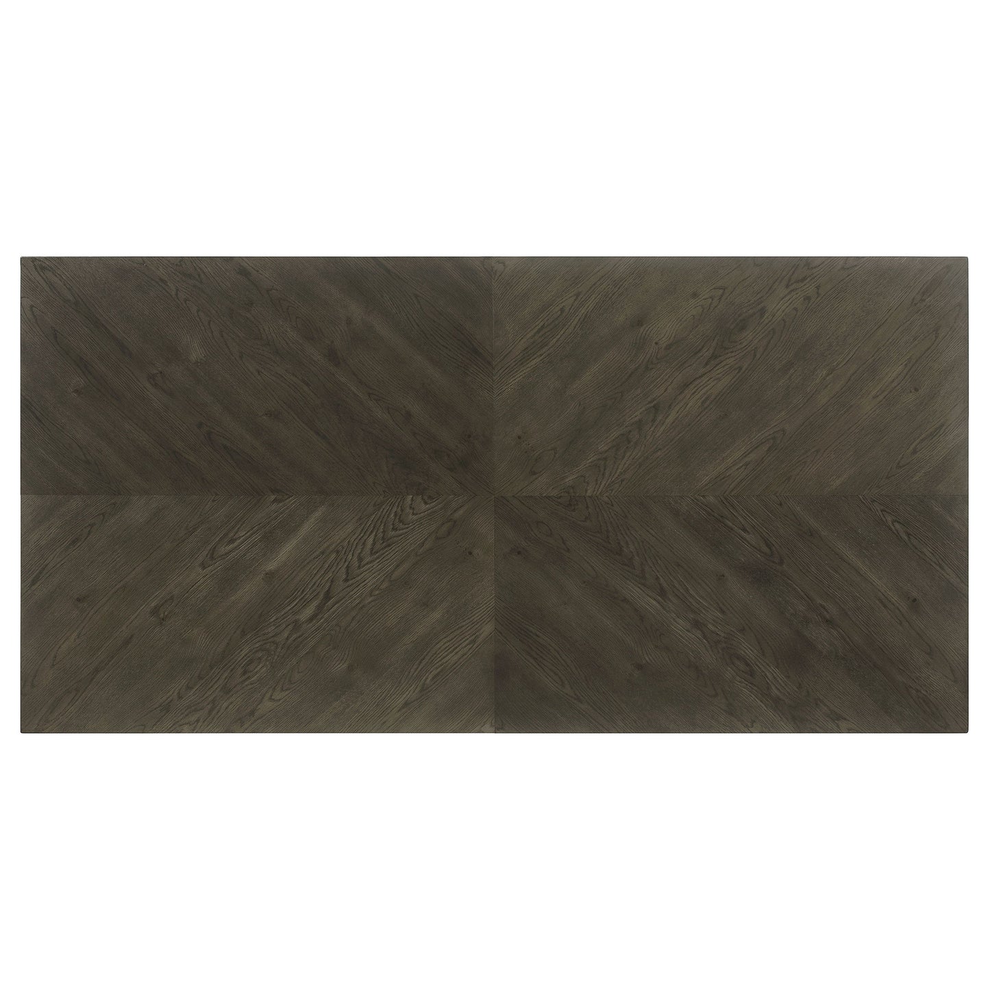 Mesa de comedor rectangular Kelly de madera de 87 pulgadas, color gris oscuro