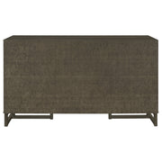 Aparador de comedor Kelly con 3 cajones y almacenamiento, color gris oscuro