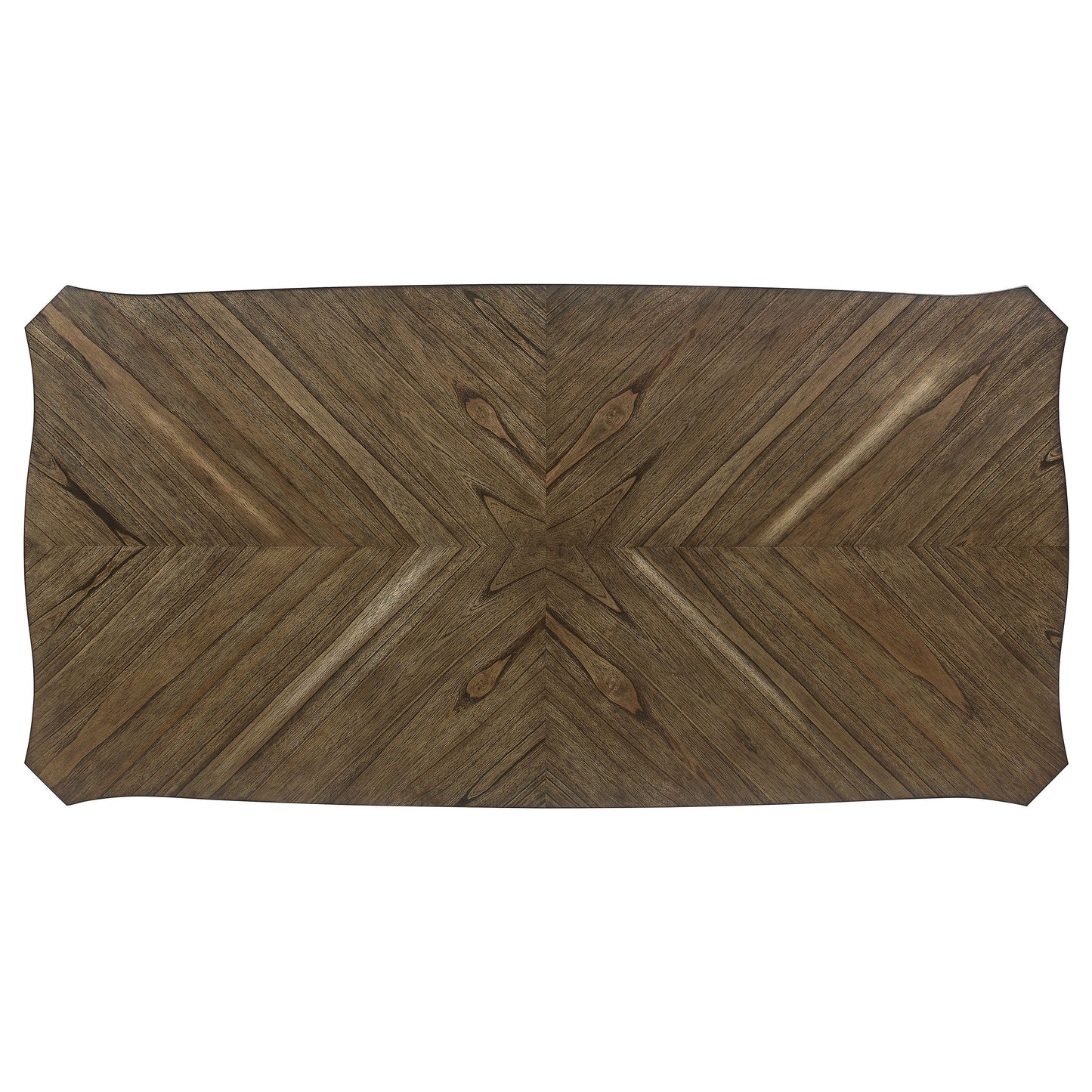 Mesa de comedor rectangular de madera Ronnie de 79 pulgadas, color crema rústico