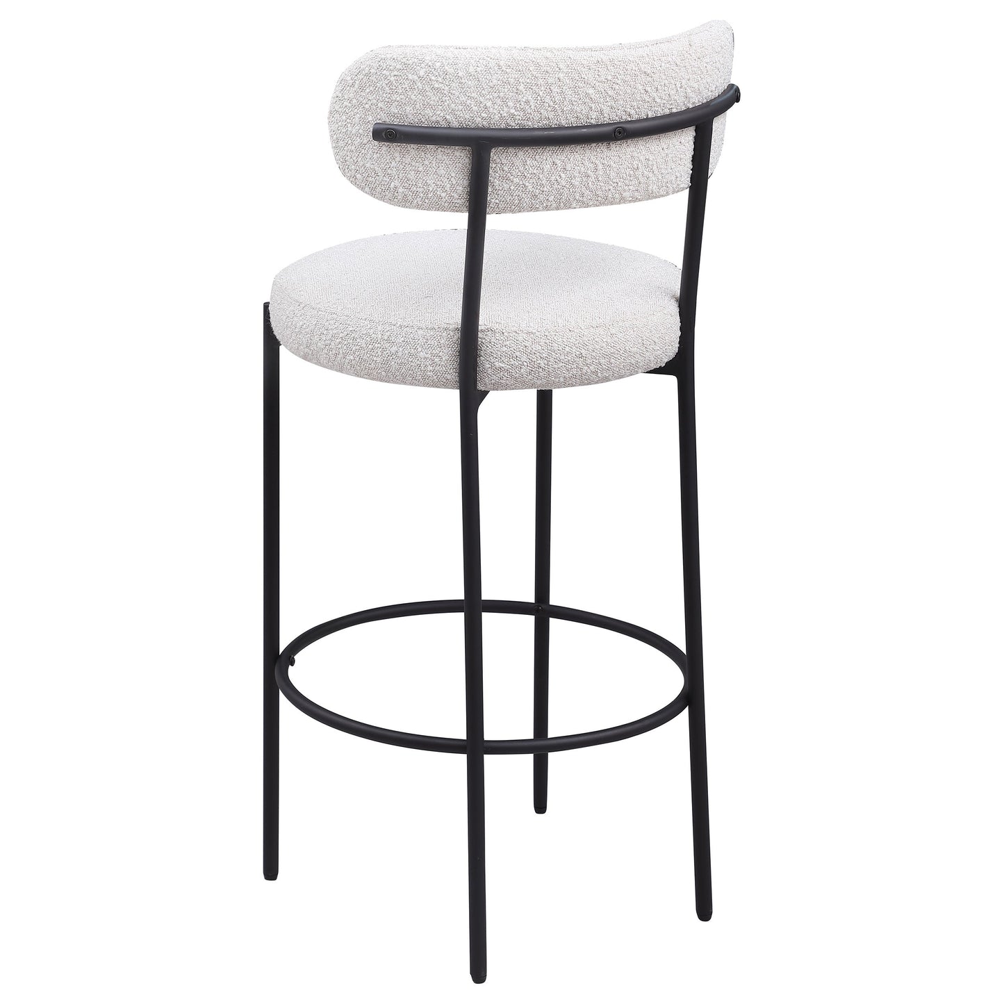 Viola Boucle Upholstered Counter Chair Cream (Set of 2)