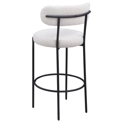 Viola Boucle Upholstered Counter Chair Cream (Set of 2)