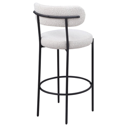 Viola Boucle Upholstered Counter Chair Cream (Set of 2)