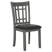 Silla de comedor auxiliar de madera Lavon color espresso (juego de 2)