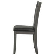 Silla de comedor auxiliar de madera Lavon color espresso (juego de 2)