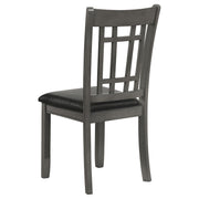Silla de comedor auxiliar de madera Lavon color espresso (juego de 2)