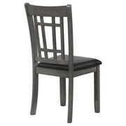 Silla de comedor auxiliar de madera Lavon color espresso (juego de 2)