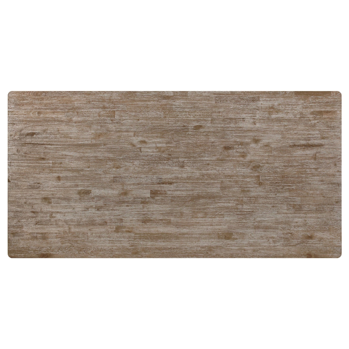 Juego de comedor rectangular Bridget color carbón y arena