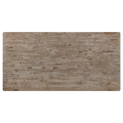 Juego de comedor rectangular Bridget color carbón y arena