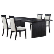 Brookmead  Extension Leaf Dining Table Set Black