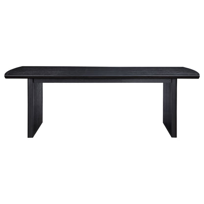 Brookmead  Extension Leaf Dining Table Set Black