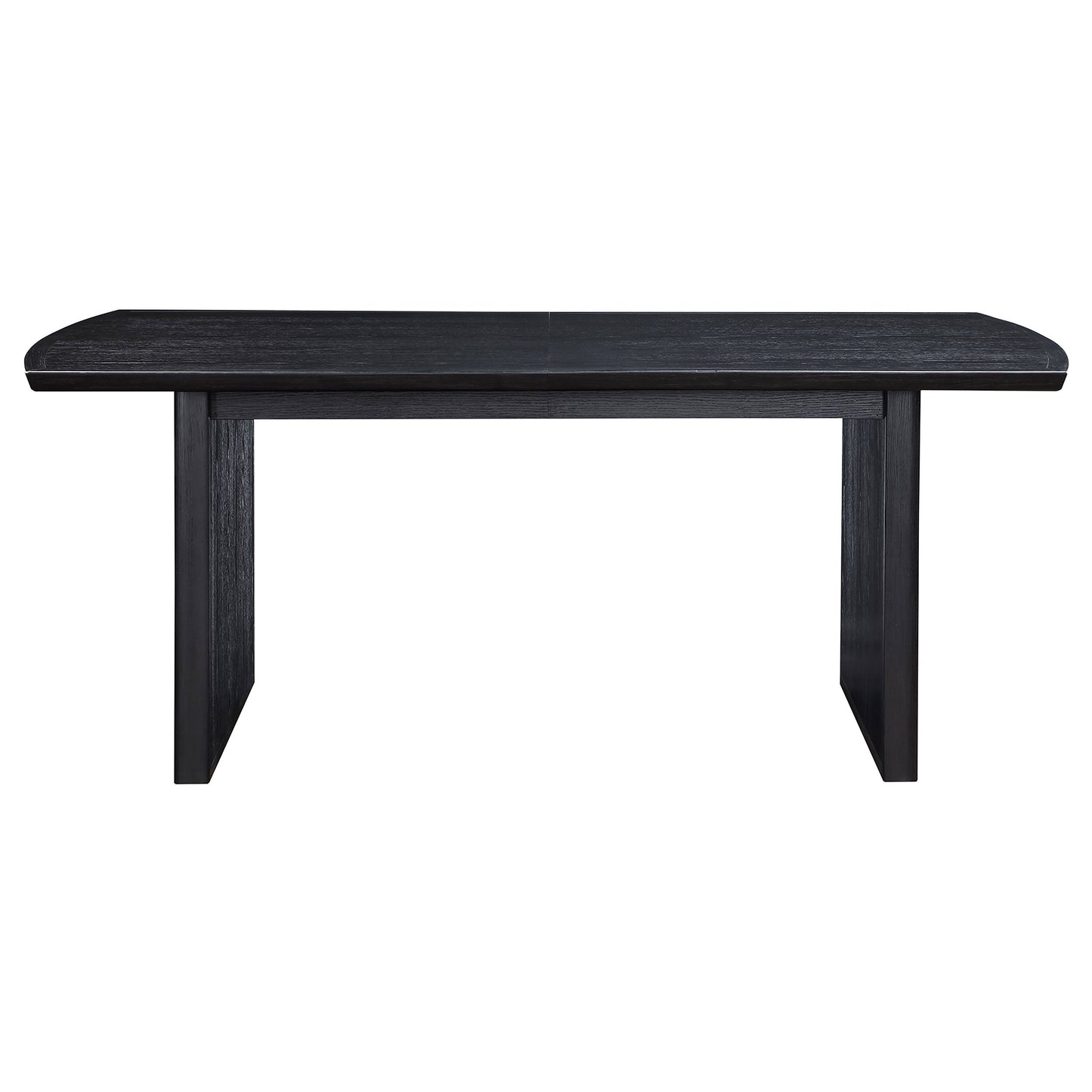 Mesa de comedor extensible Brookmead, color negro
