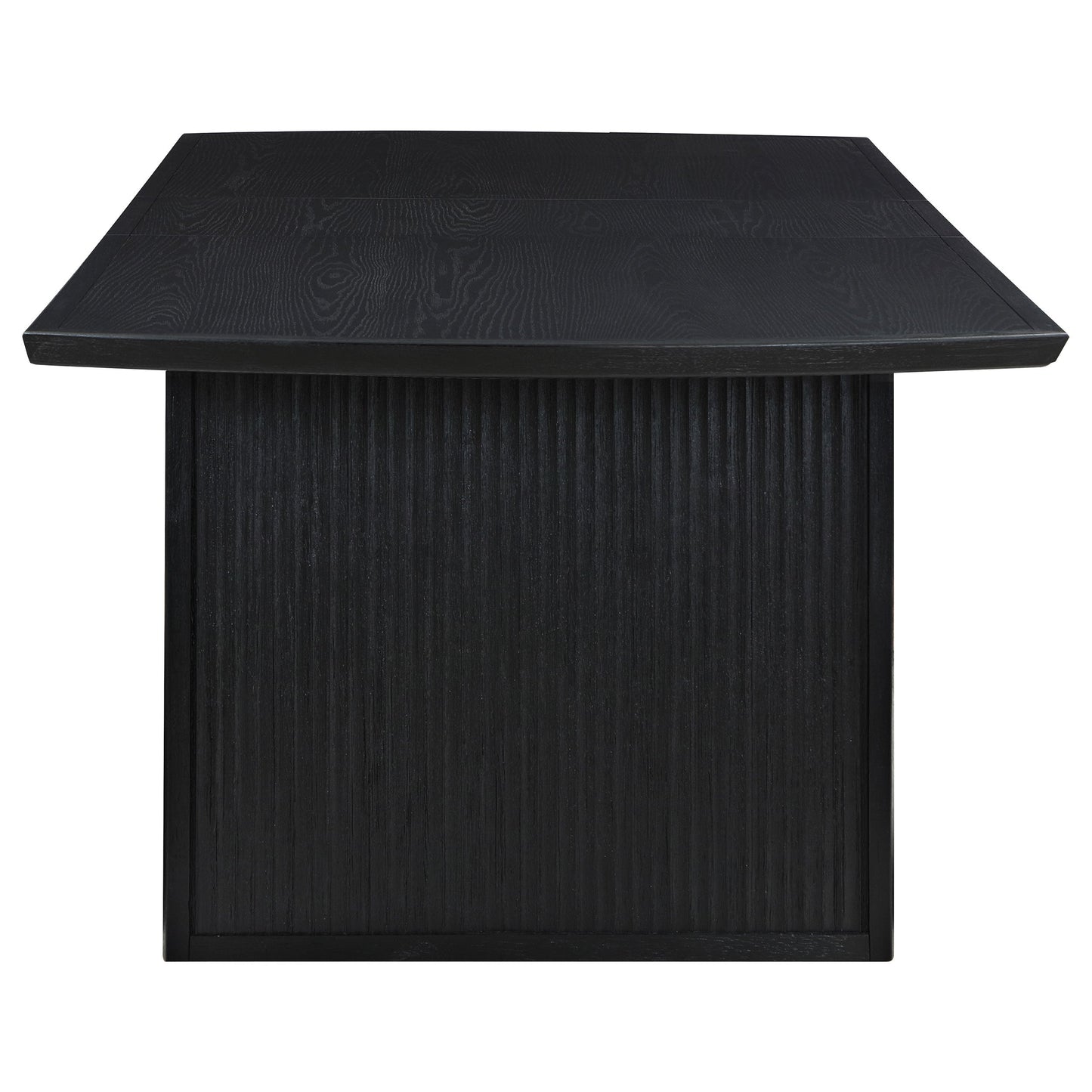 Mesa de comedor extensible Brookmead, color negro