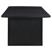 Brookmead Extension Leaf Dining Table Set Black