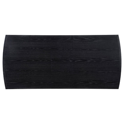 Mesa de comedor extensible Brookmead, color negro