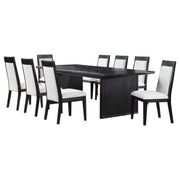 Brookmead  Extension Leaf Dining Table Set Black