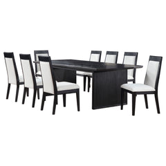 Brookmead  Extension Leaf Dining Table Set Black