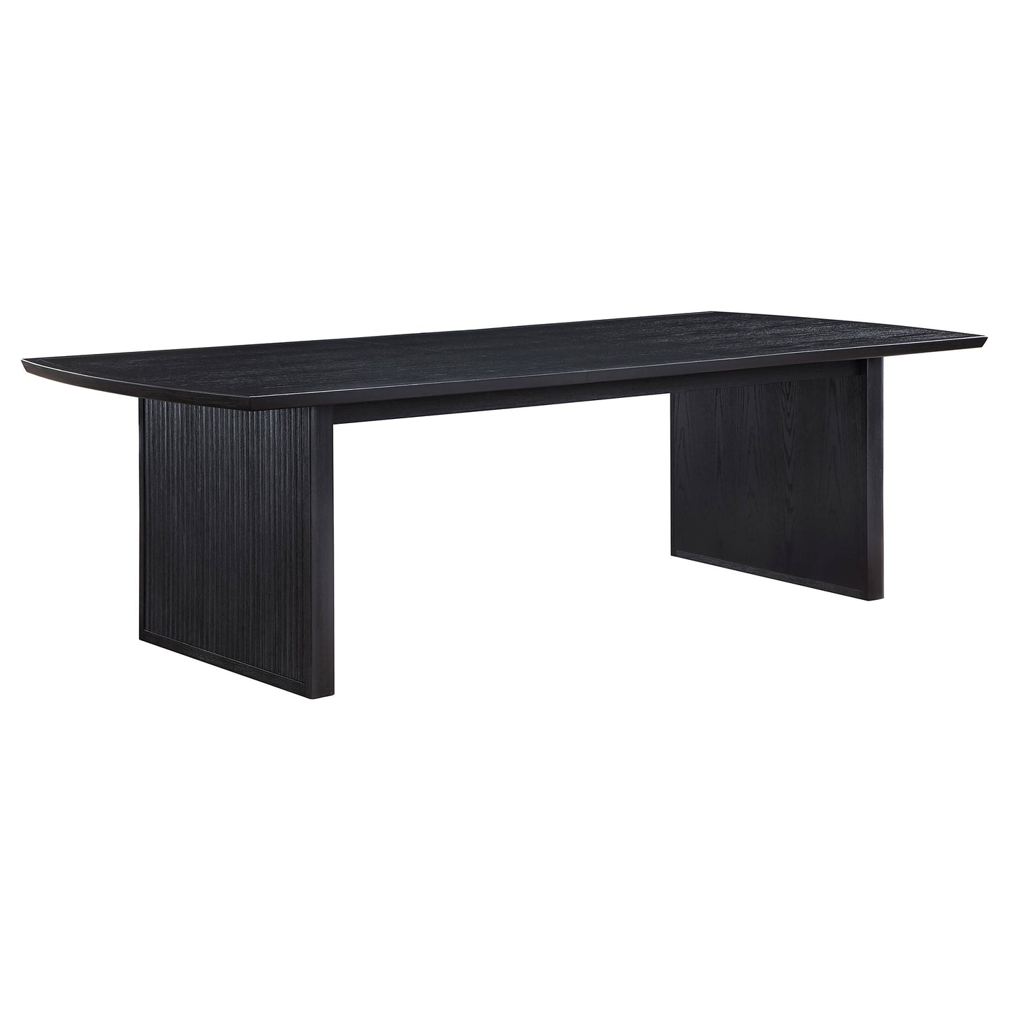 Mesa de comedor extensible Brookmead, color negro