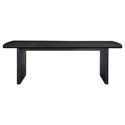 Mesa de comedor extensible Brookmead, color negro
