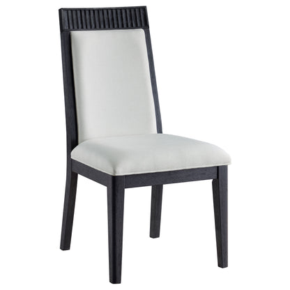 Brookmead Dining Side Chair Grey and Black (Set of 2)