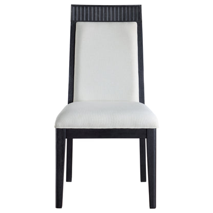 Brookmead Dining Side Chair Grey and Black (Set of 2)