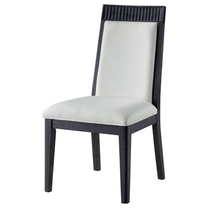 Brookmead Dining Side Chair Grey and Black (Set of 2)