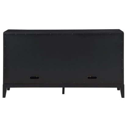 Brookmead 4-door Sideboard Buffet Storage Cabinet Black